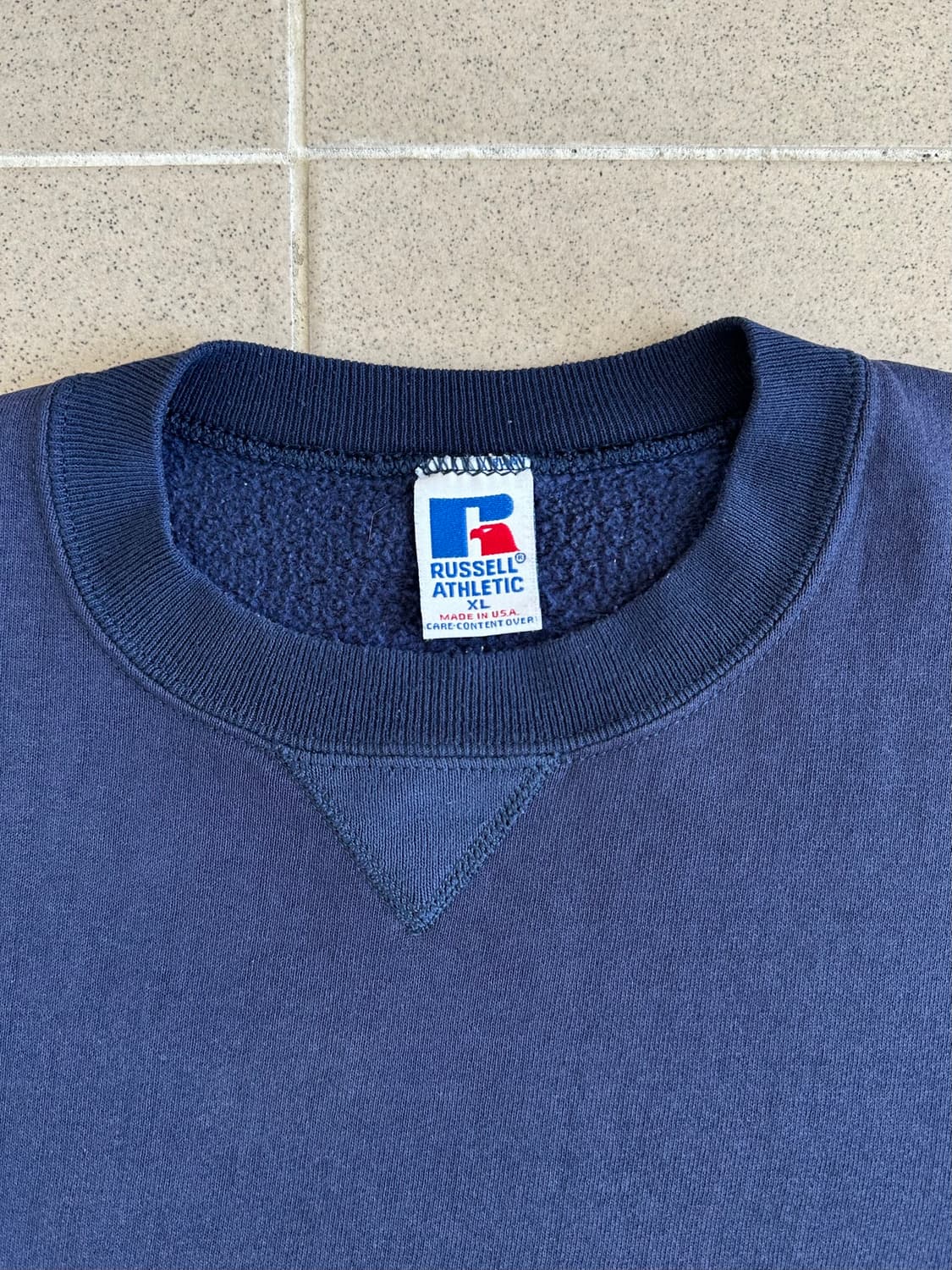 90s 빈티지 러셀 스웻셔츠 네이비 XL USA 상품이미지6