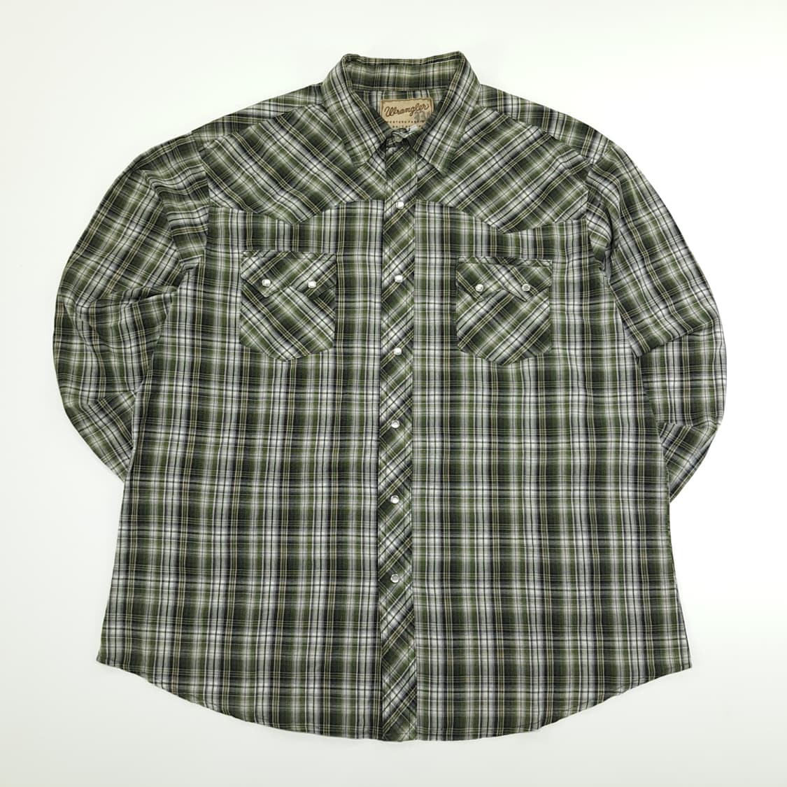 CN912 XL 랭글러 클래식 웨스턴 체크 긴팔 셔츠 남방 상품이미지1