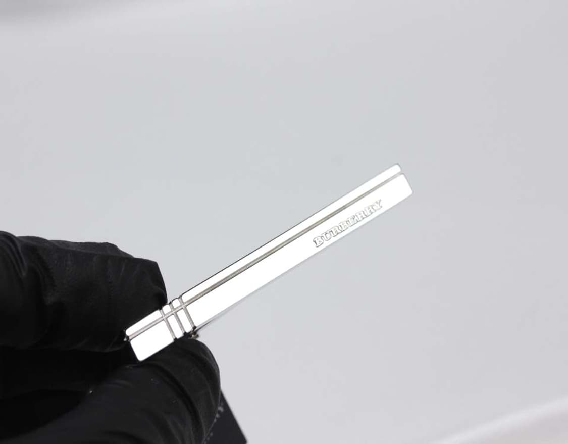 버버리 미사용 S등급 6.1cm 신형 유광 남자 명품 넥타이핀 상품이미지6