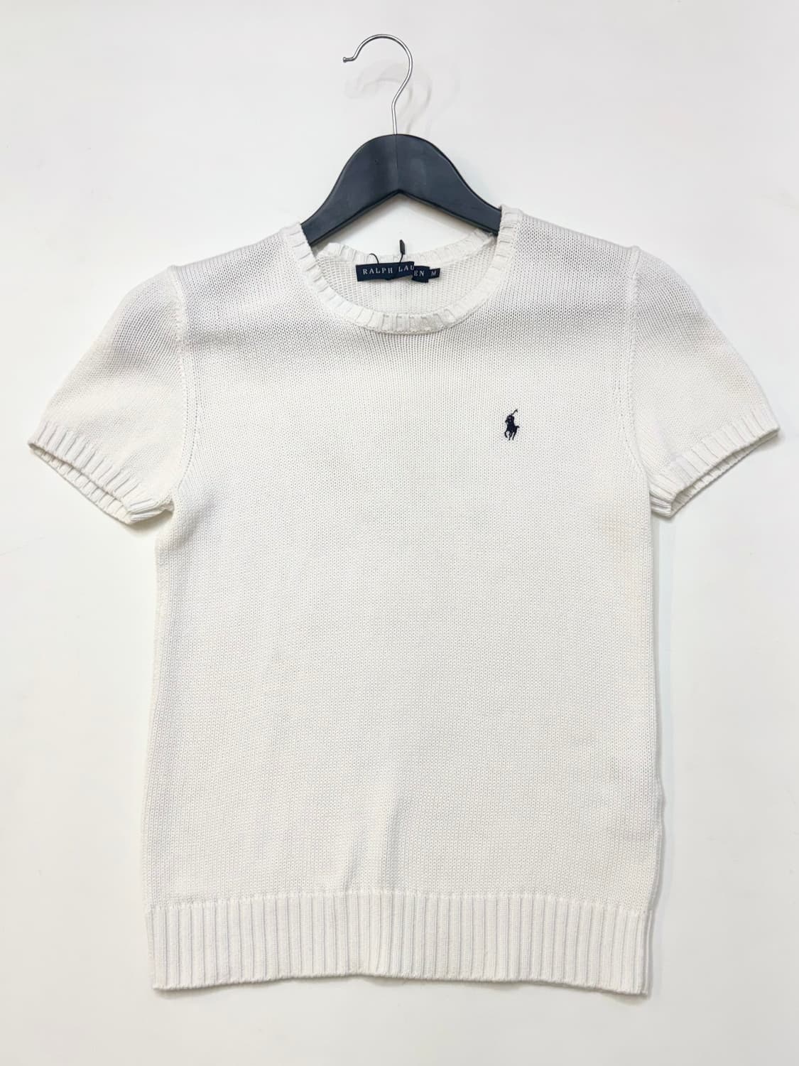 Polo Ralph Lauren 폴로 랄프로렌 화이트색상 반소매 니트 상품이미지2