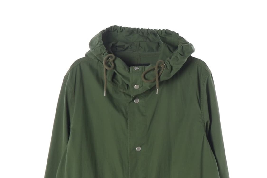 애드호크 코튼 후드 야상 점퍼 카키 L 상품이미지3