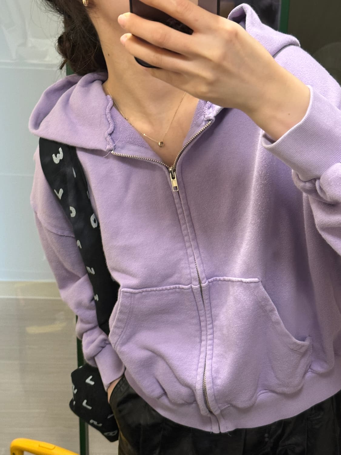 더일마 퍼플 후드집업 상품이미지1