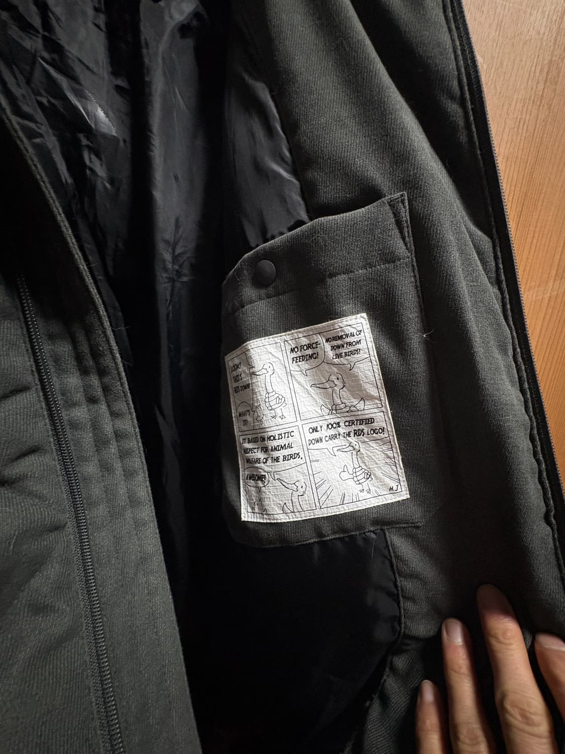 [판매] 커스텀멜로우 보아카라 다운 패딩 M 상품이미지3