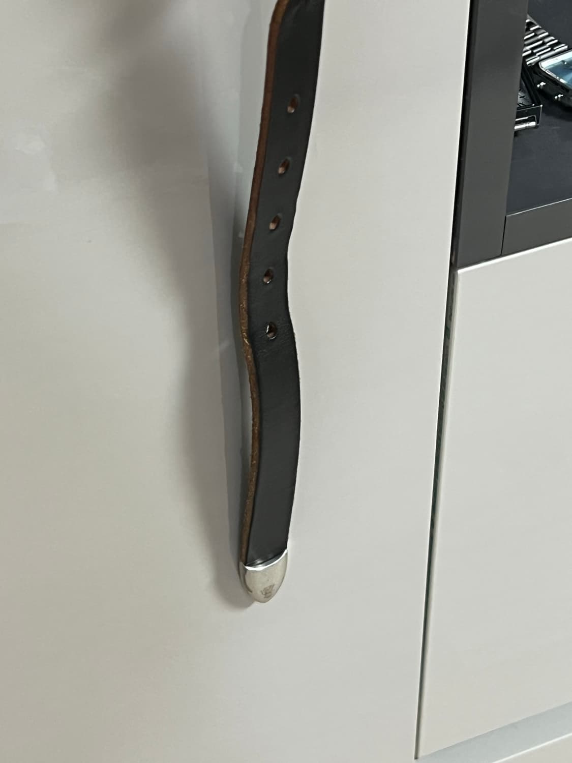 아워레가시 2cm 브레이디드 벨트 레더 블랙_80/90 상품이미지4