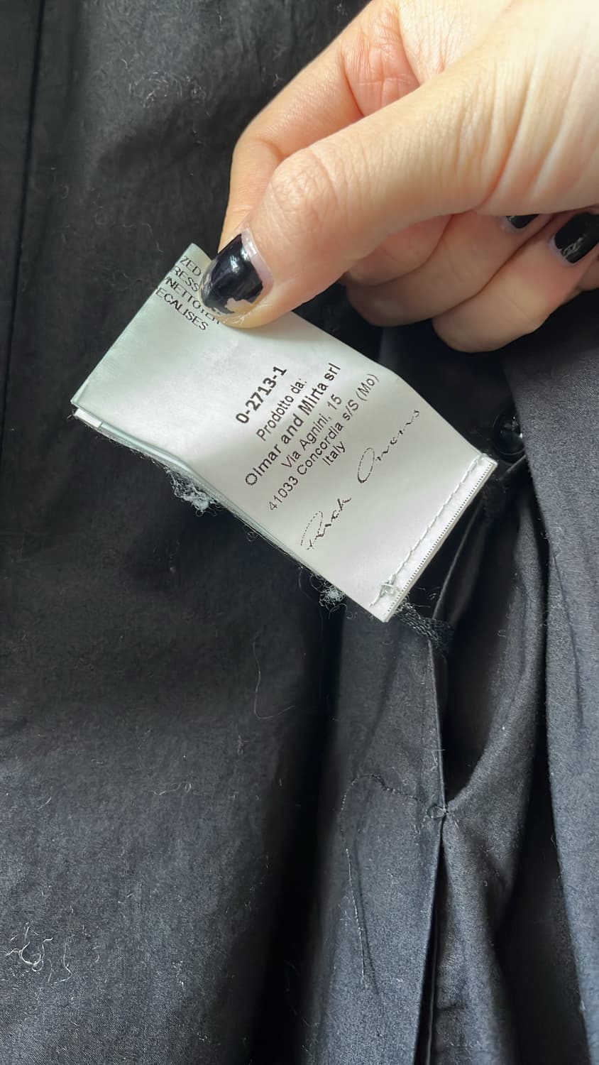 릭오웬스 램스킨자켓 상품이미지4