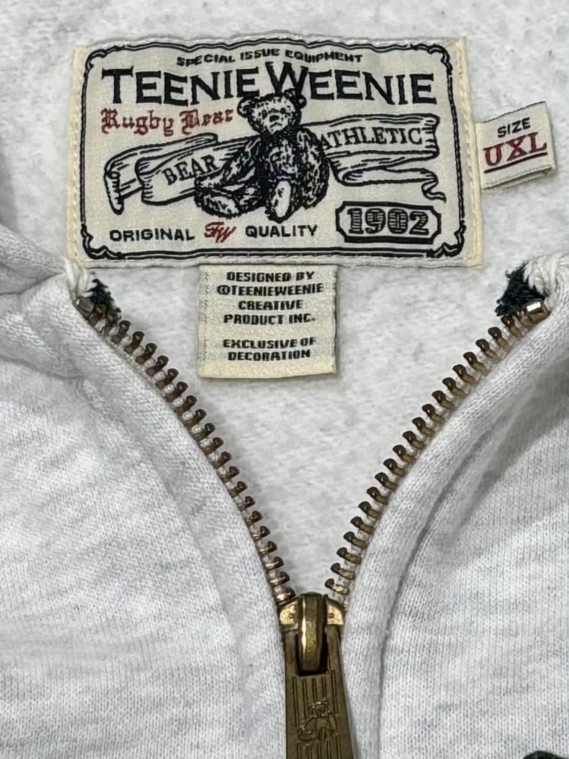 티니위니 빅로고 멜란지그레이 후드집업 상품이미지6