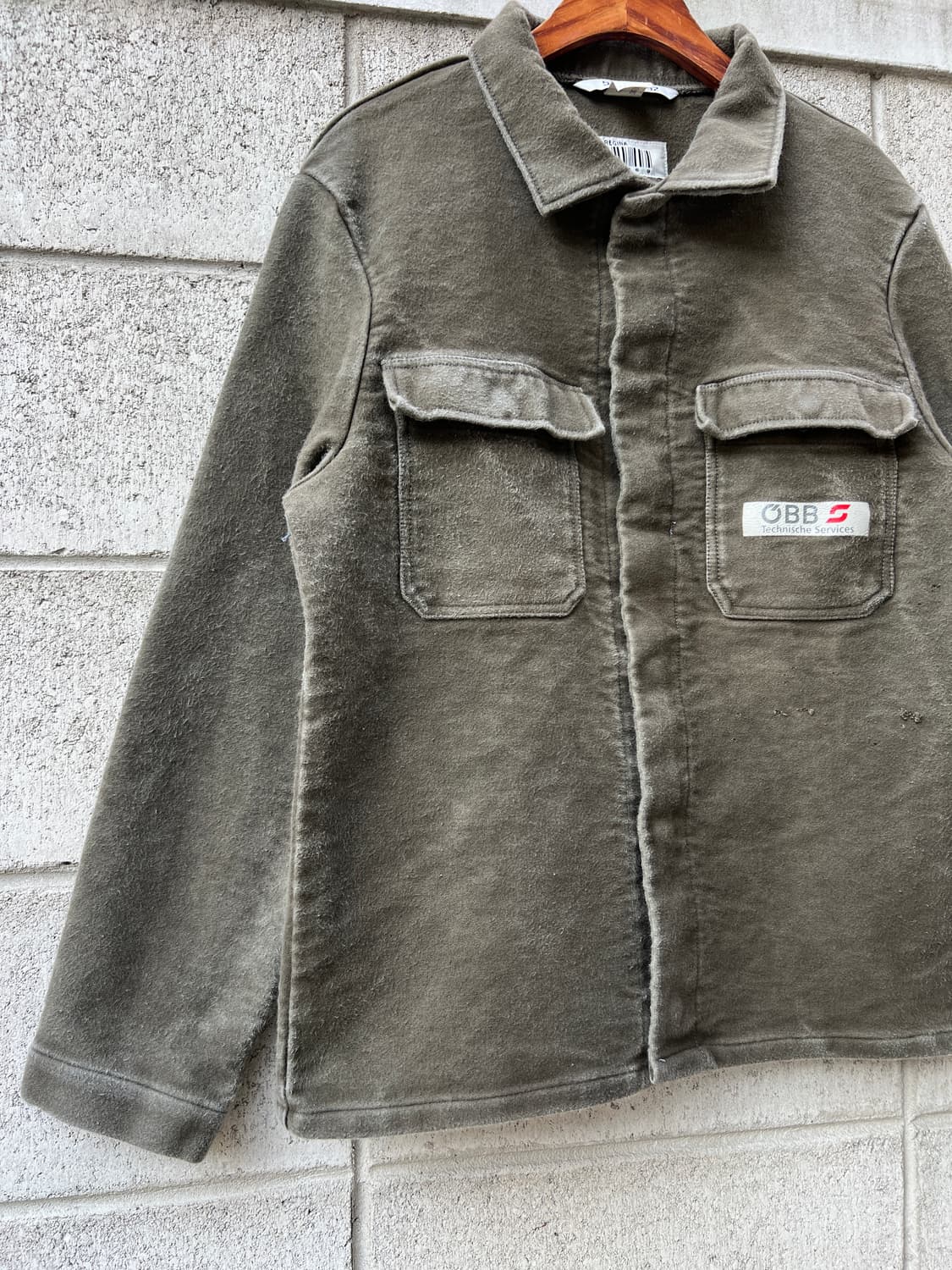 OLD EURO MOLESKIN FRENCH WORK 빈티지몰스킨워크자켓 상품이미지4