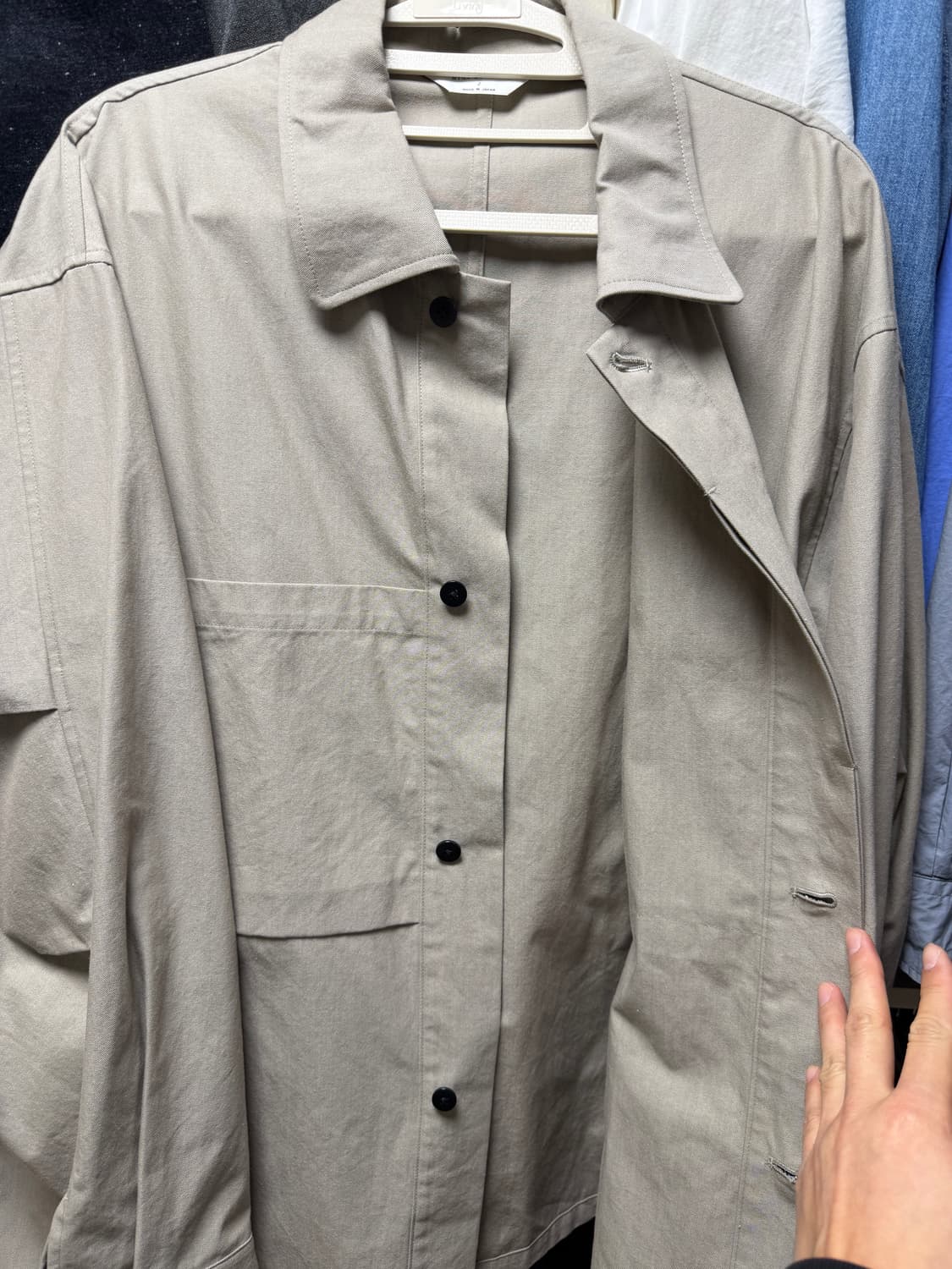 still by hand(스틸바이핸드) 더블포켓오버셔츠Shirt 상품이미지3