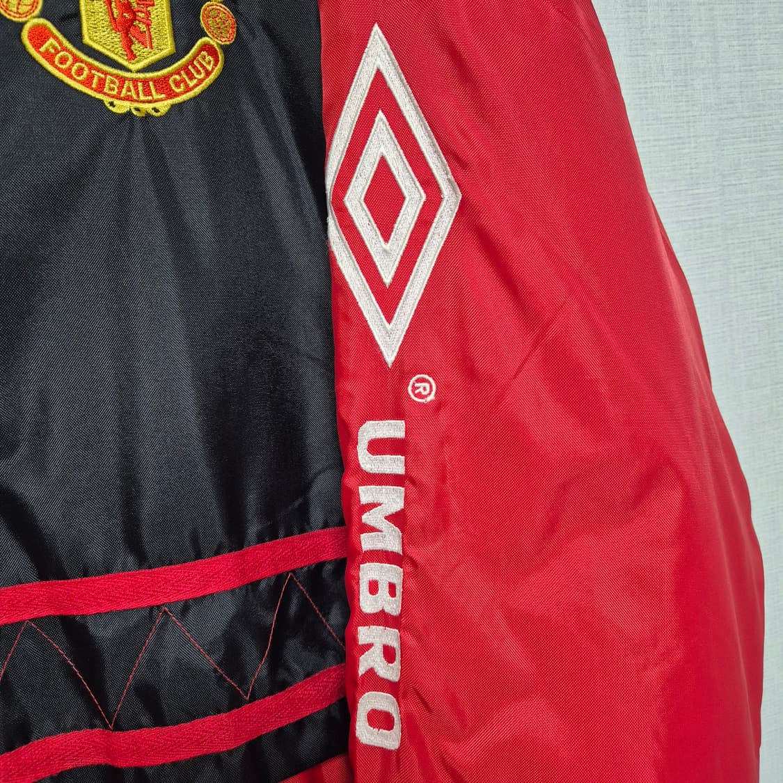 96/97 맨유 벤치 코트 자켓 M 상품이미지4