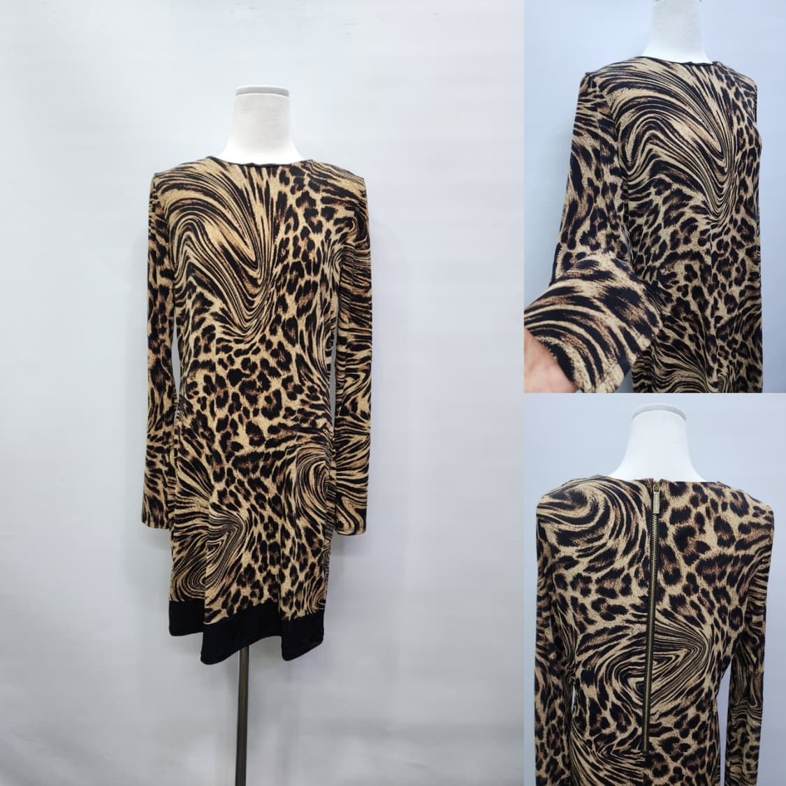 #새상품 마이클코어스. 호피무늬  스판 원피스66 상품이미지1