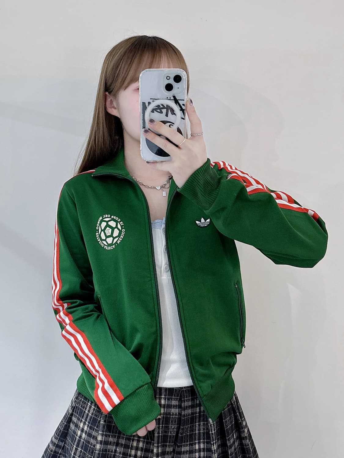 아디다스 멕시코 그린 트랙탑 상품이미지3