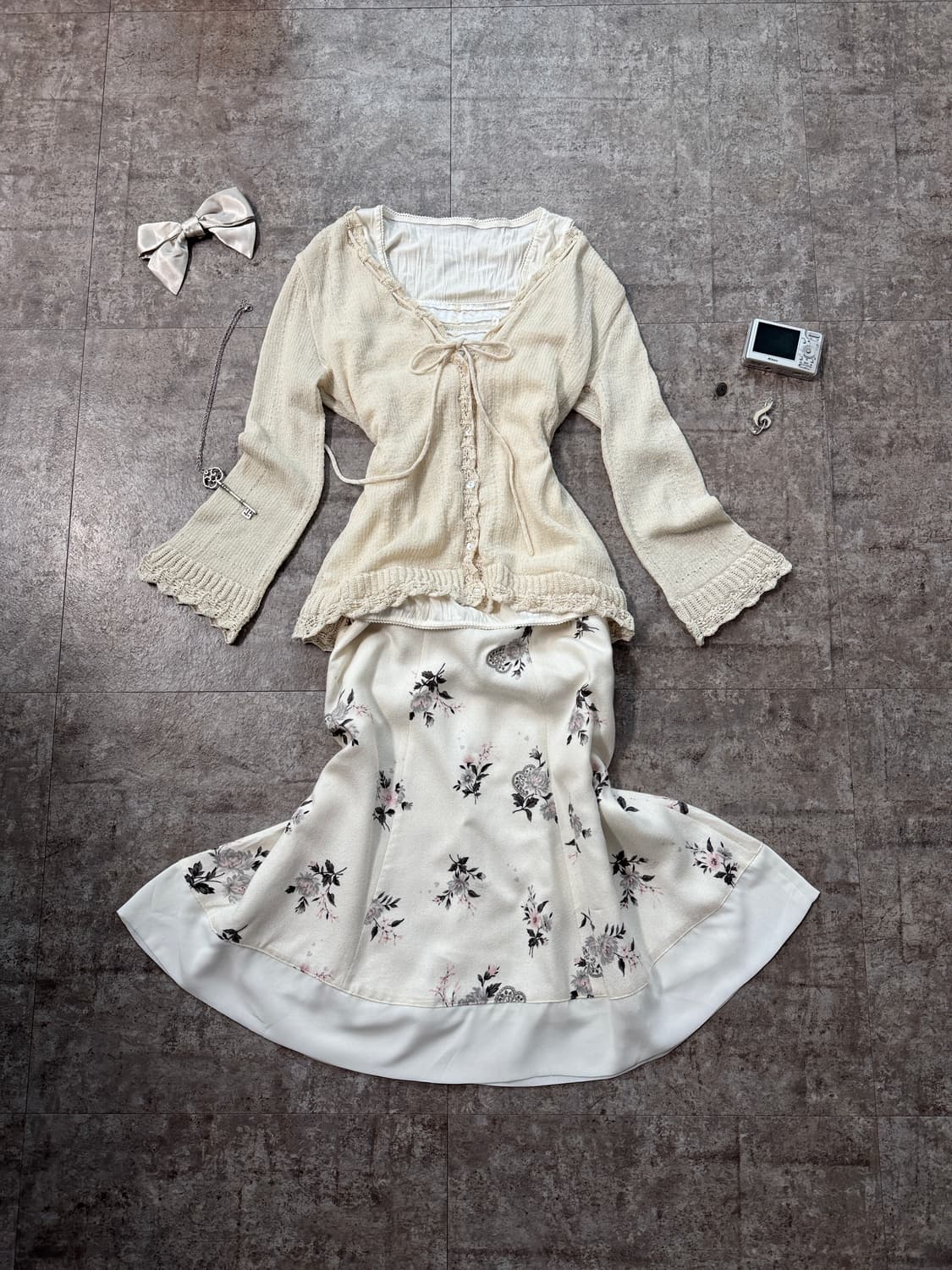 플라워 패턴 스커트 상품이미지5