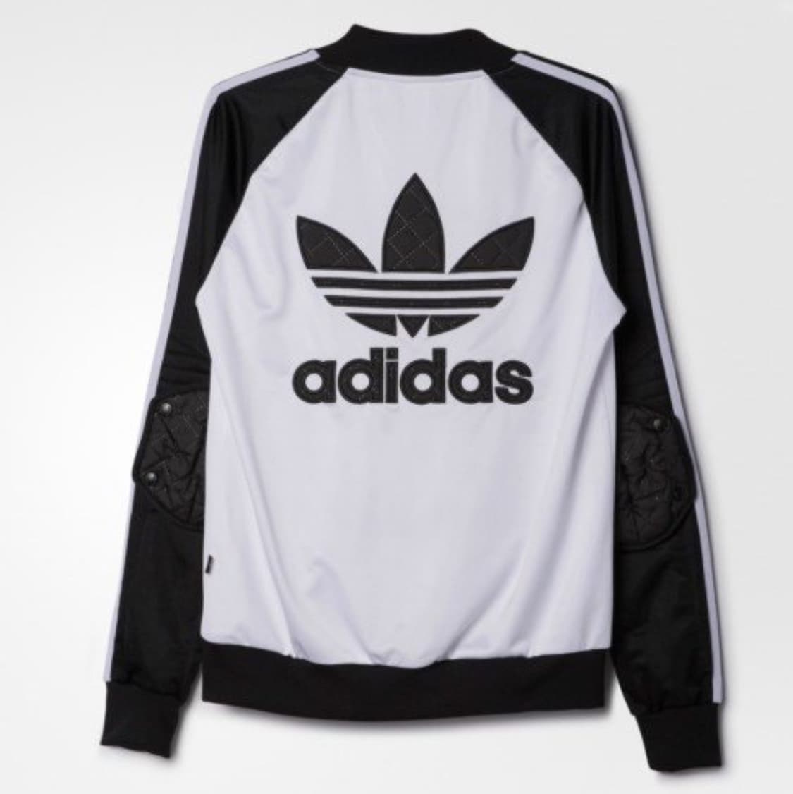 아디다스 빈티지 플레네터리 파워 슈퍼걸 트랙탑 검흰 블랙 화이트 져지 상품이미지7