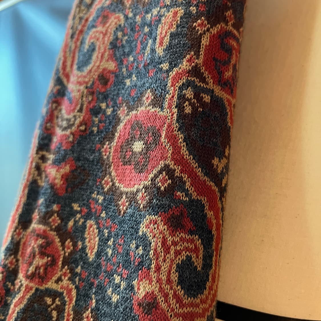 에트로 대형 울 실크 자카드 숄 머플러 상품이미지5