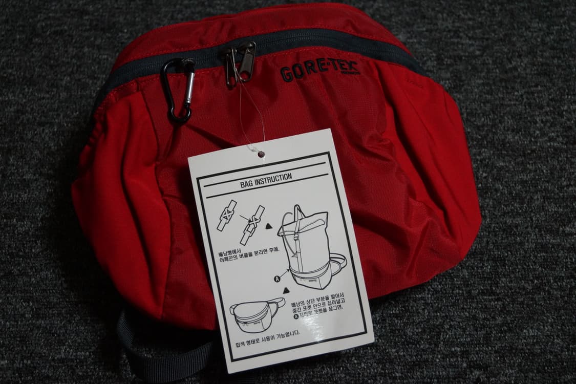 (OS) 고어텍스 로고 웨이스트 백 (2WAY) 상품이미지4
