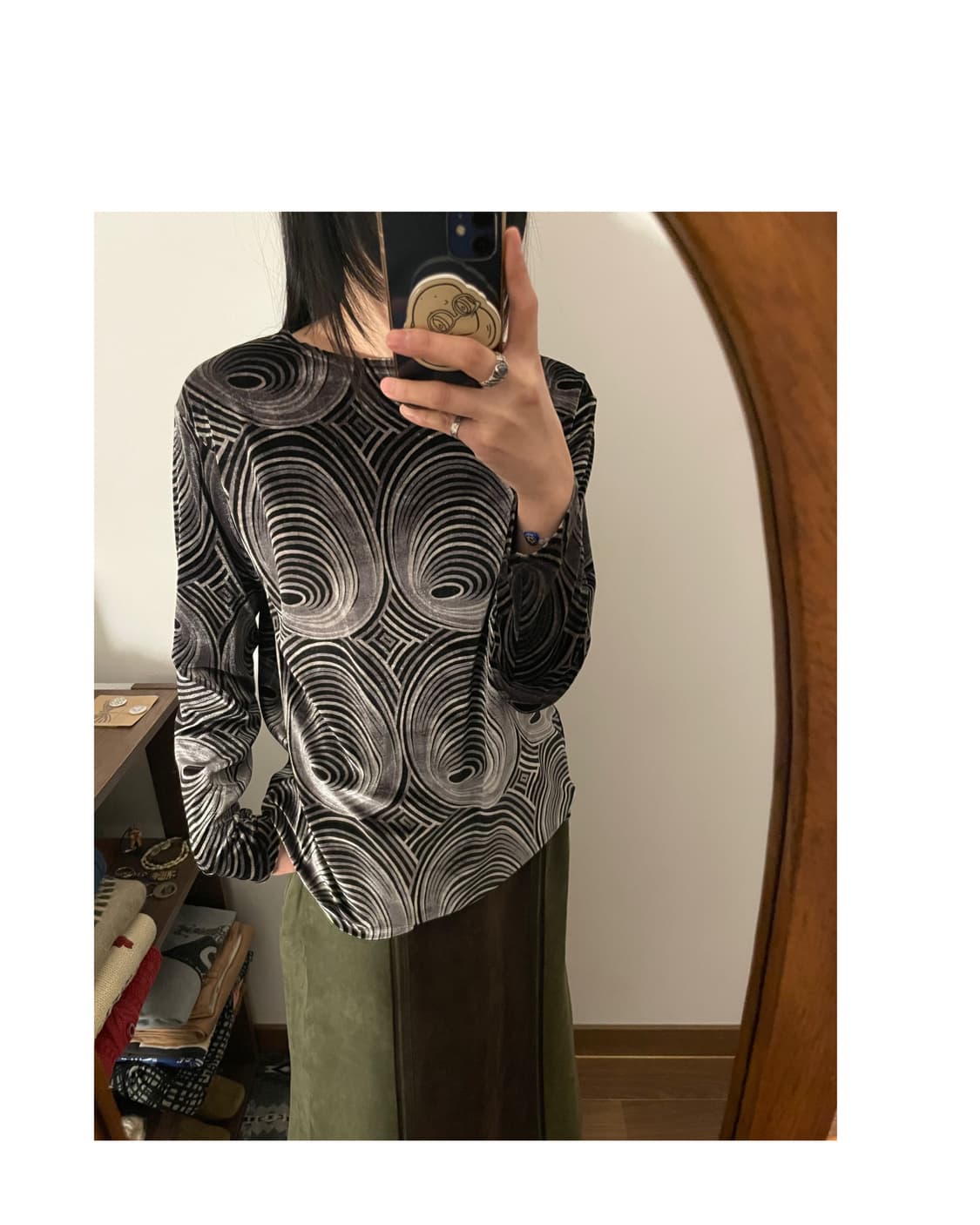 Patterned long sleeve 상품이미지10