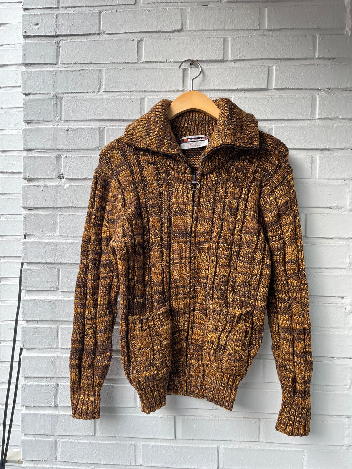 Blue mountain knit zip up 상품이미지2