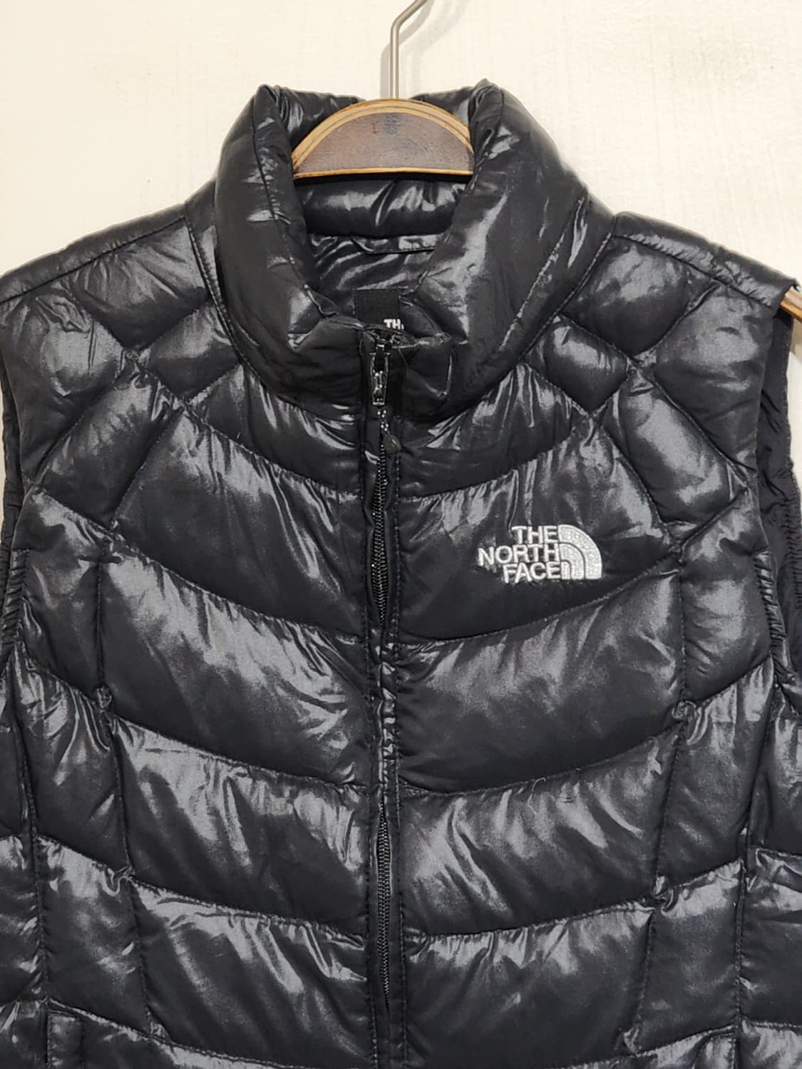 (M) 노스페이스 거위털 패딩조끼 블랙 구스다운 베스트  상품이미지2