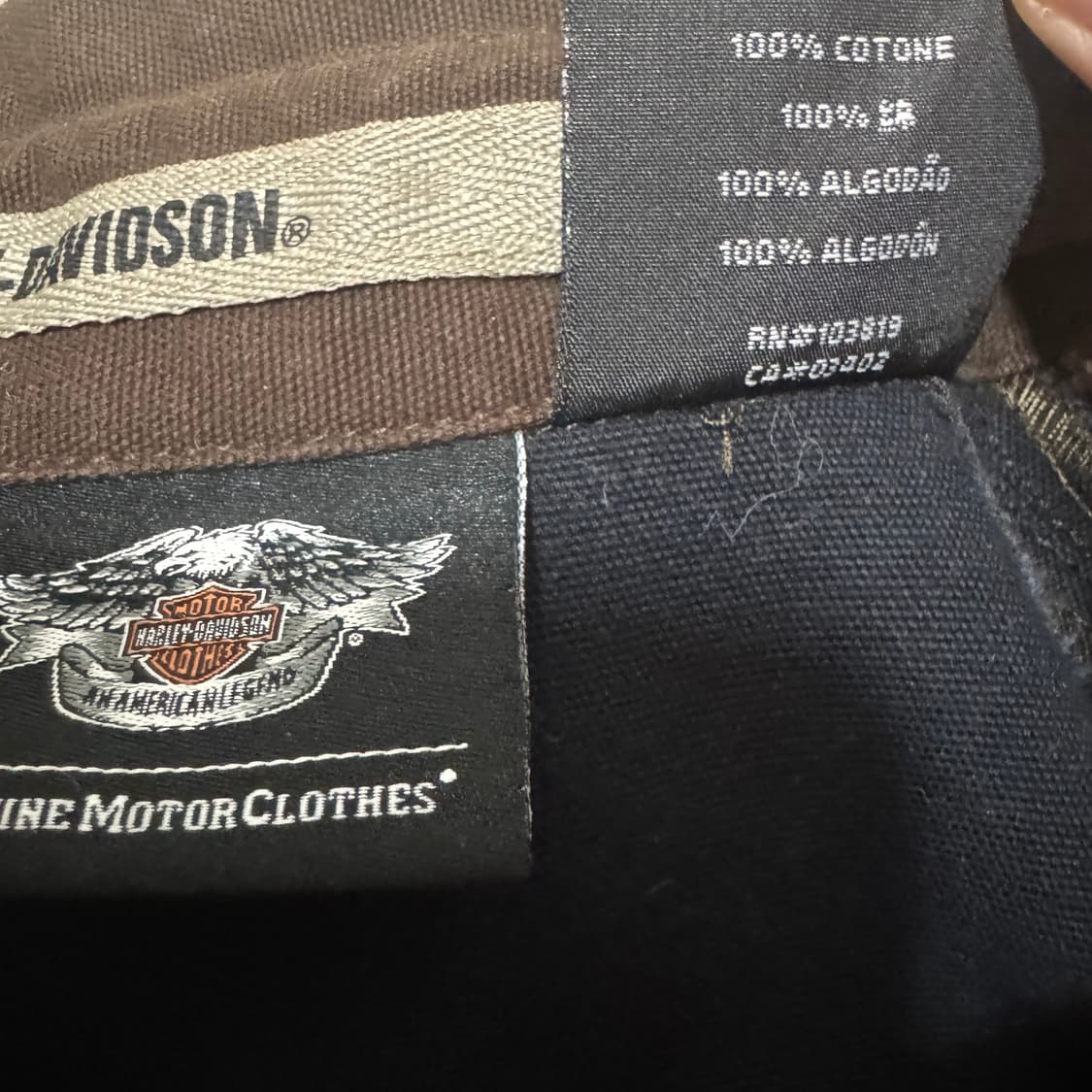 할리데이비슨 오버사이즈 배색 반팔 셔츠 상품이미지8