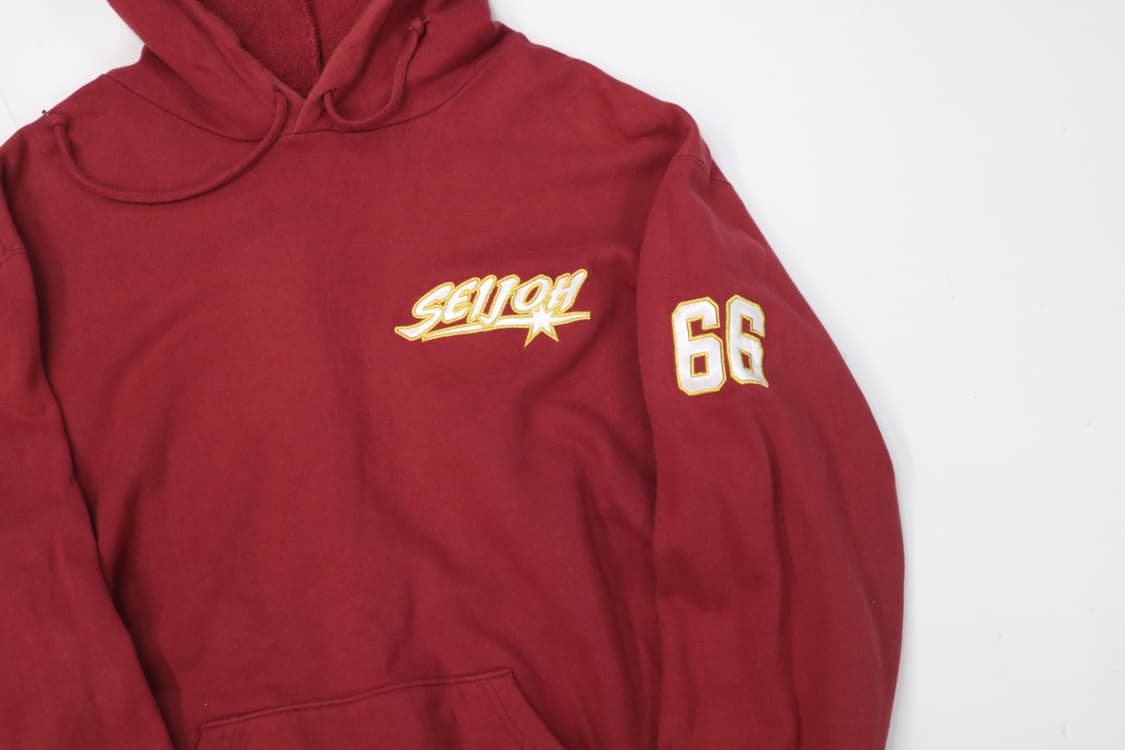 프린트스타 빈티지 세이죠 소프트볼 챔피언십 후드티셔츠  상품이미지3