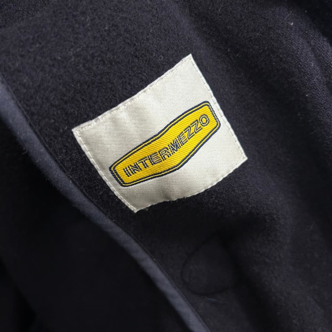 인터메조 울 피콕 후드 상아 더플 롱코트 상품이미지3