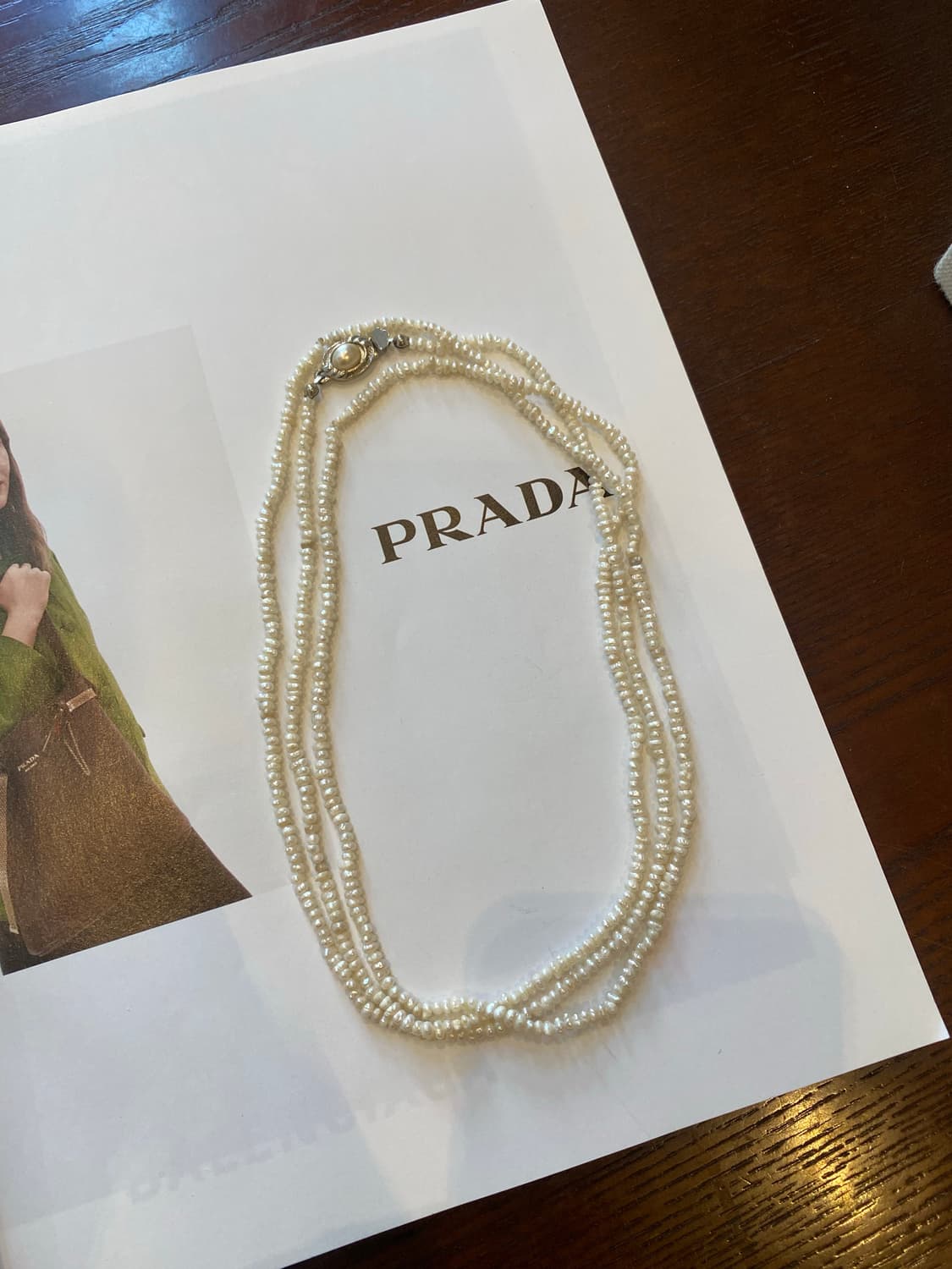 못난이진주 일본 목걸이 롱 담수 진주 목걸이 상품이미지1