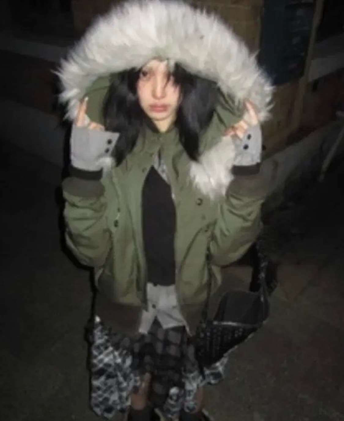 y2k 퍼 후드 자켓 점퍼 상품이미지2