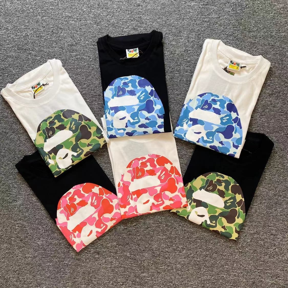 🦍 새상품 베이프 반팔 5장 골라담기 🔥(M-3XL) 상품이미지3