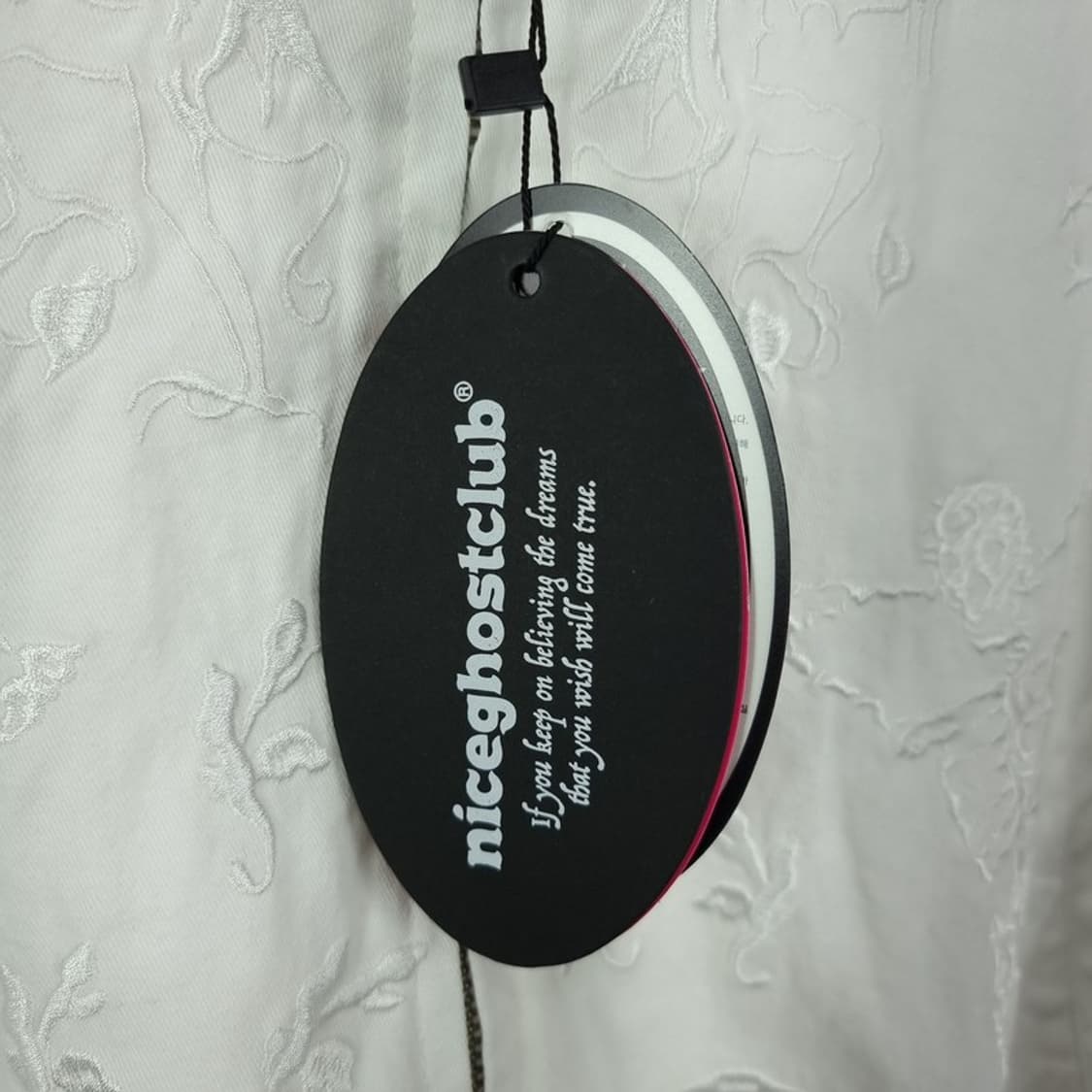 [나이스고스트클럽] 멀티 그래픽 자수 블루종 자켓 아이보리M19441 상품이미지7