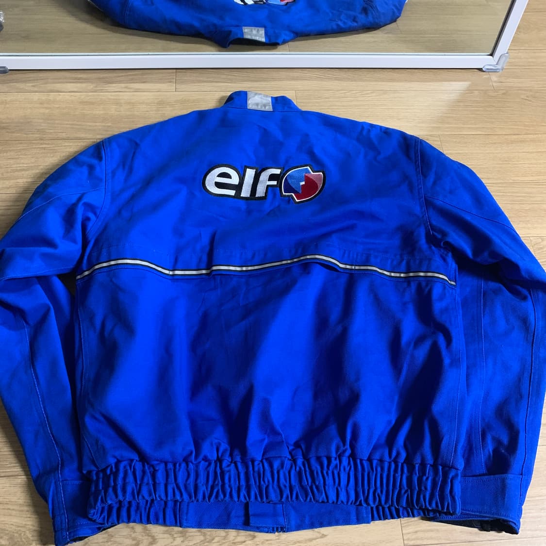 XL)Elf 블루 레이싱 자켓 상품이미지3