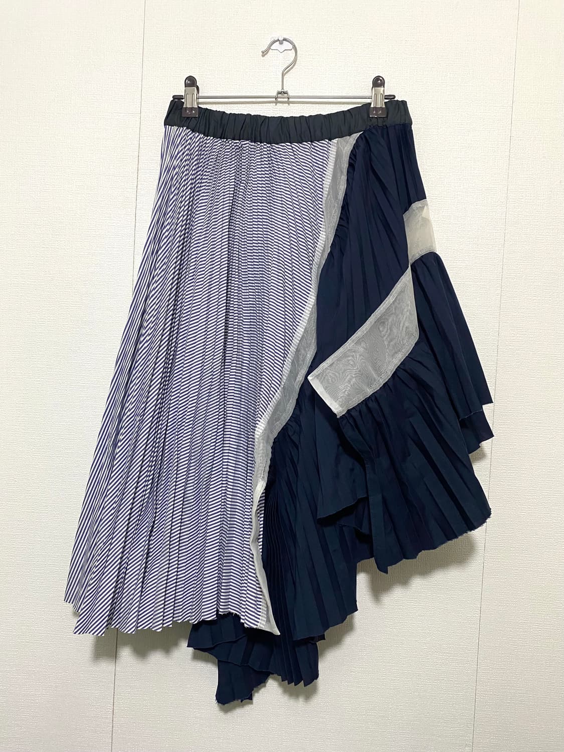 사카이 언발란스 플리츠 스커트 상품이미지3