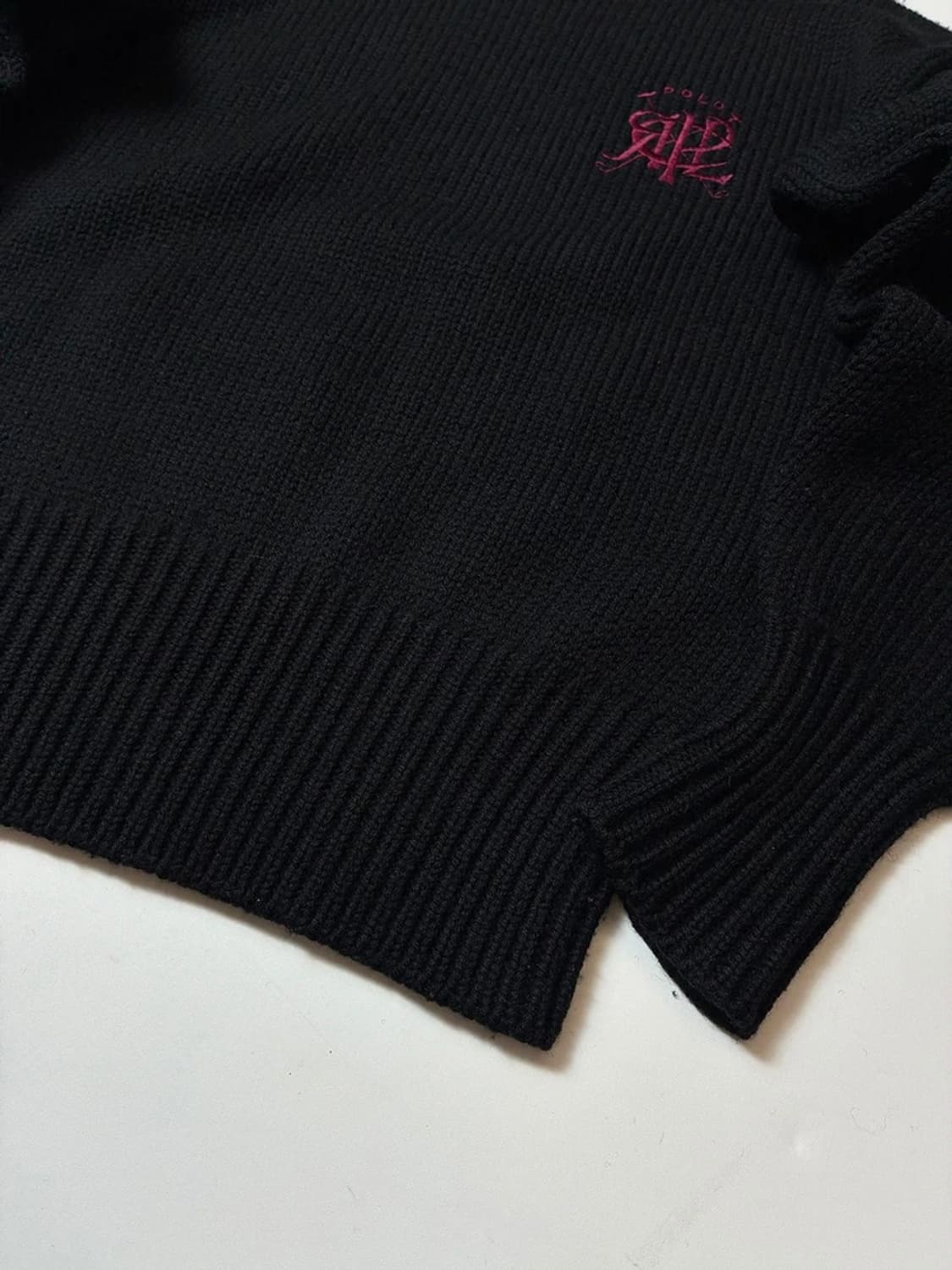 폴로 랄프로렌 80's 헤비 울 엠브로이드 보트넥 니트 PN8950 상품이미지4