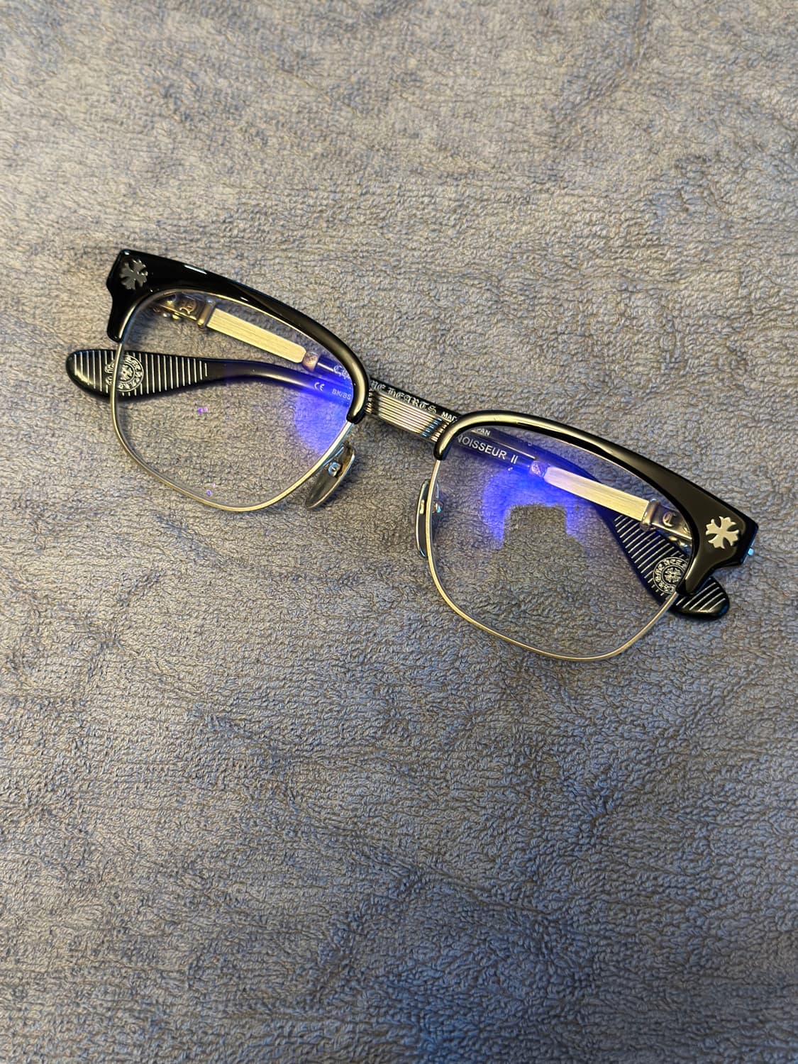 [53] 크롬하츠 보넨노이슈어2 블랙브러쉬드실버 상품이미지1