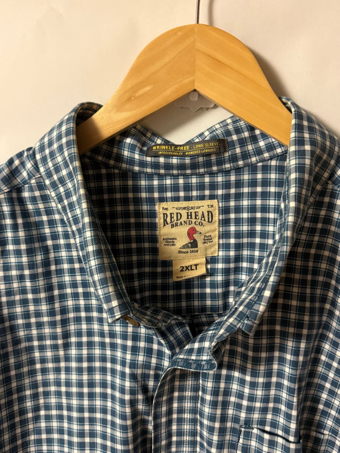 빈티지 체크 셔츠 상품이미지3