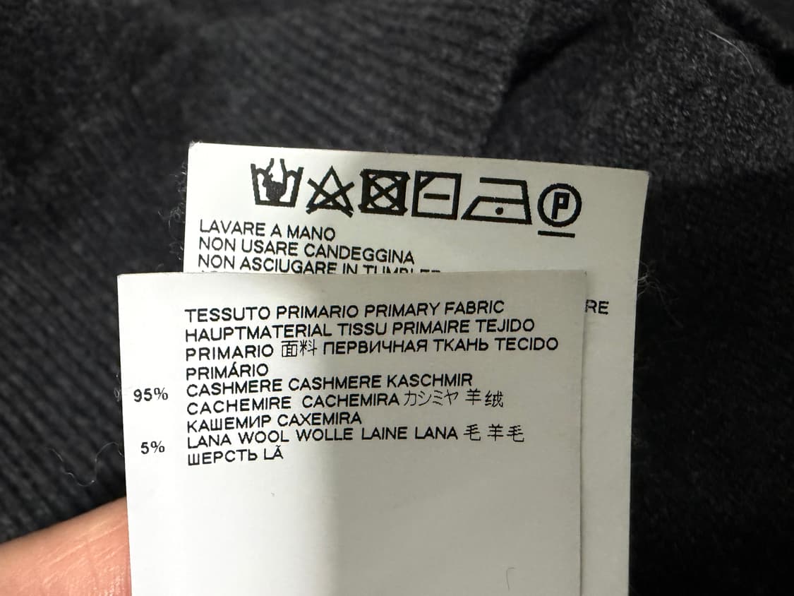 마르지엘라 다크그레이 캐시미어 니트 S(95-100) 상품이미지7