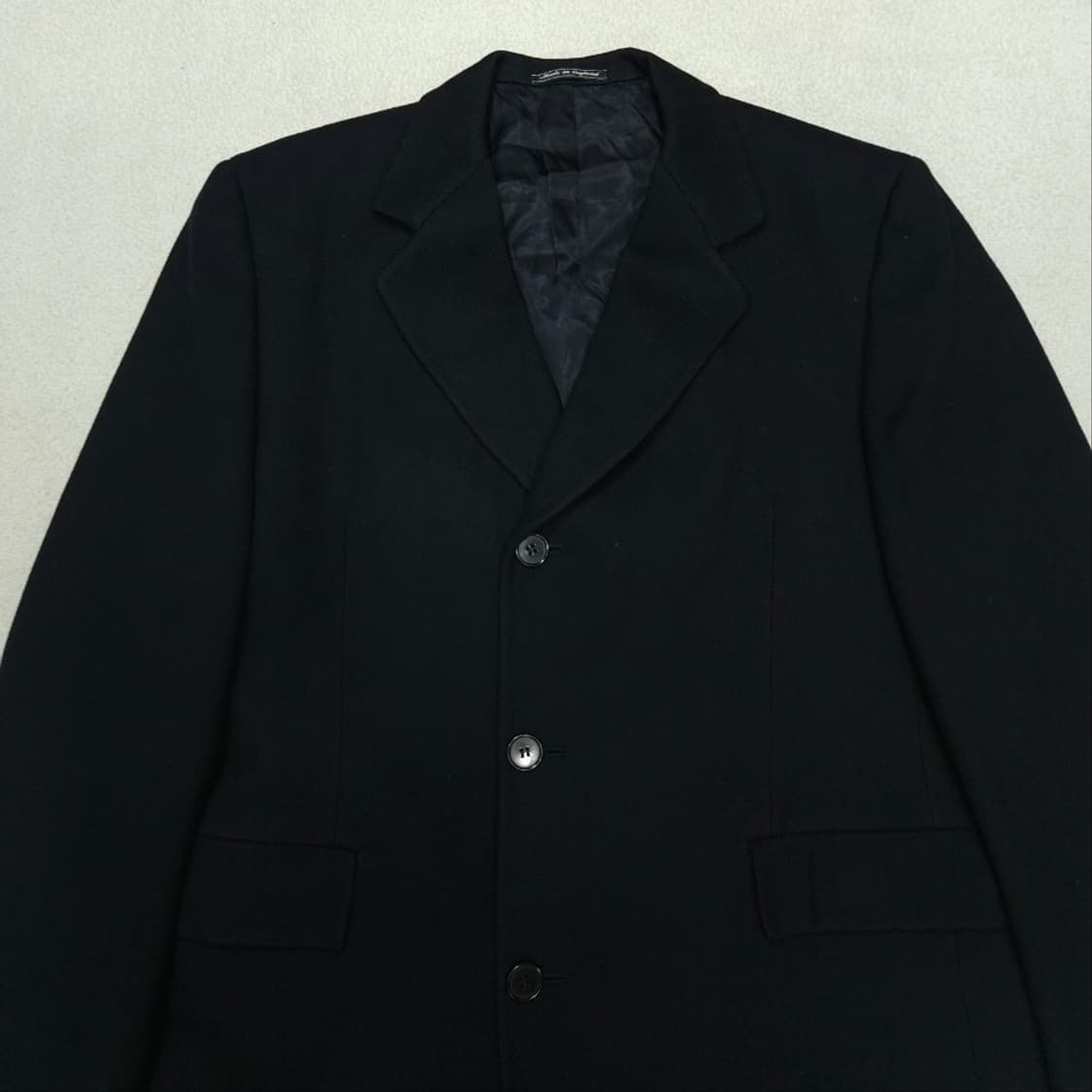 버버리 헤비울 헤링본 코트 Made in England  상품이미지5