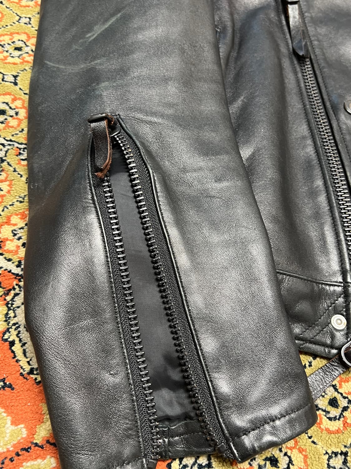 [95-100] 디아프바인 블랙라벨 라이더 자켓 블랙 M2 상품이미지3