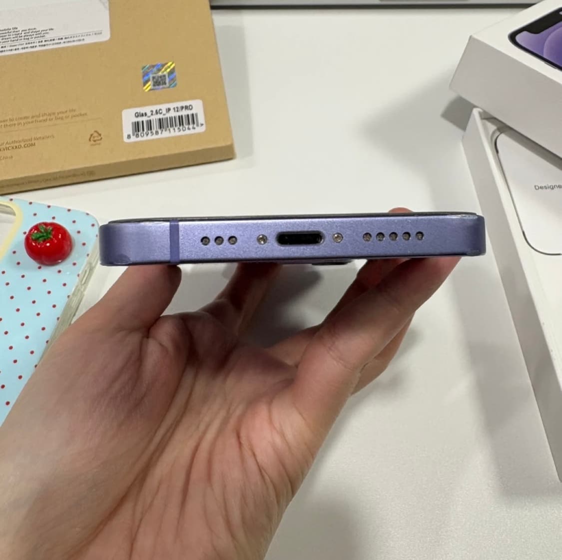 아이폰12 퍼플 256GB 자급제 상품이미지4