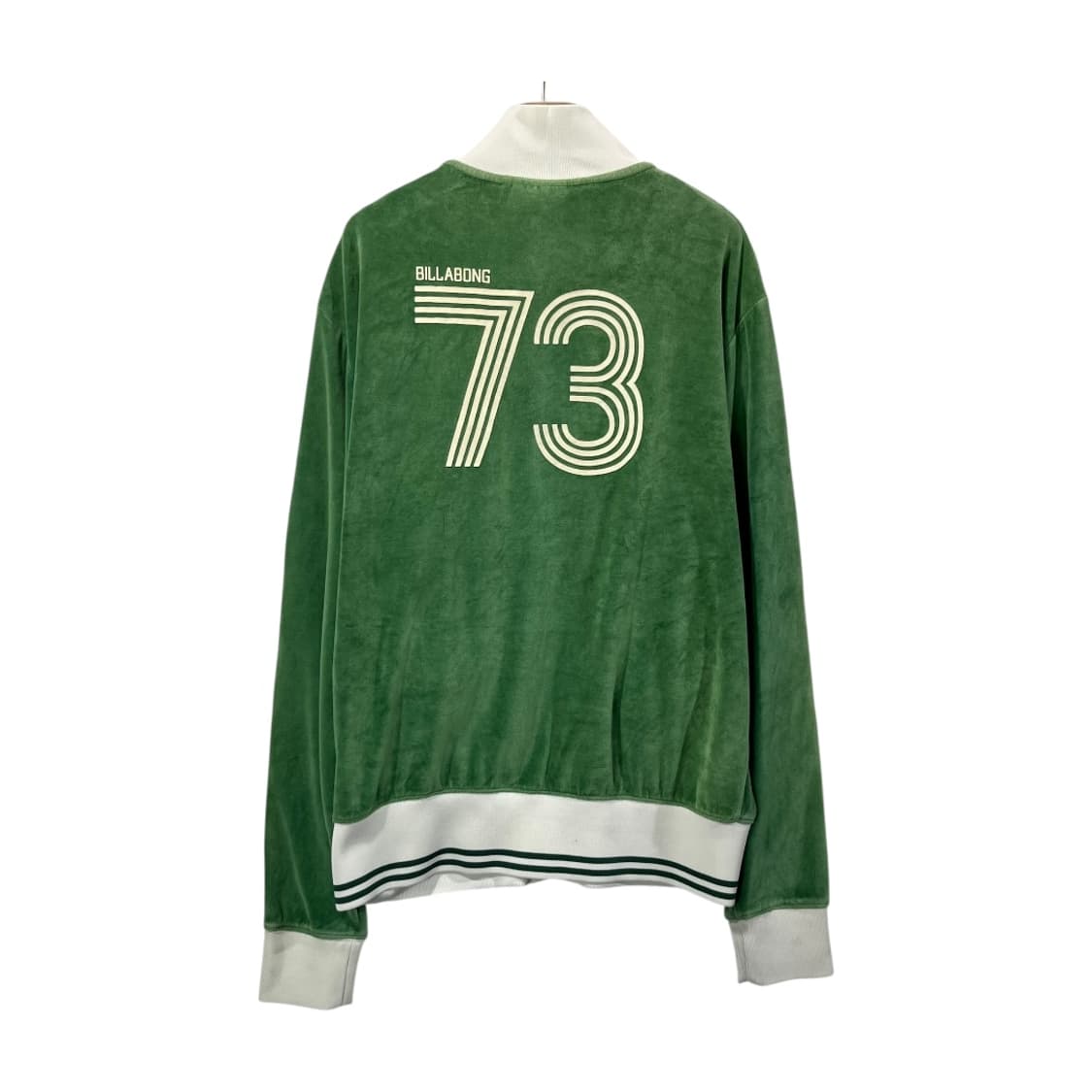 [Billabong] 90s 빌라봉 73 로고 벨벳 배색 트랙 집업자켓 상품이미지2