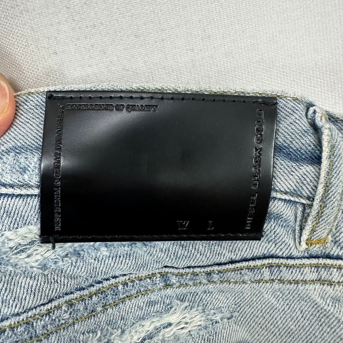 디젤 블랙골드 남자 면 청바지 32 상품이미지7