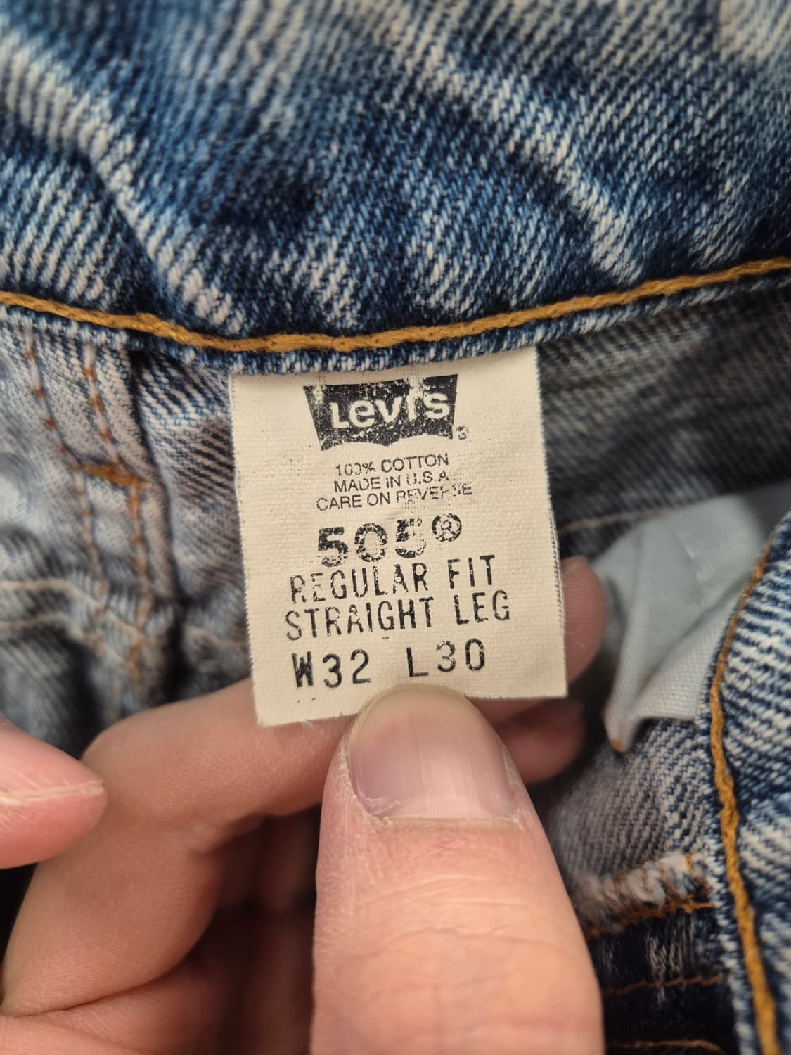 리바이스 505 청바지 W32 L30 상품이미지5