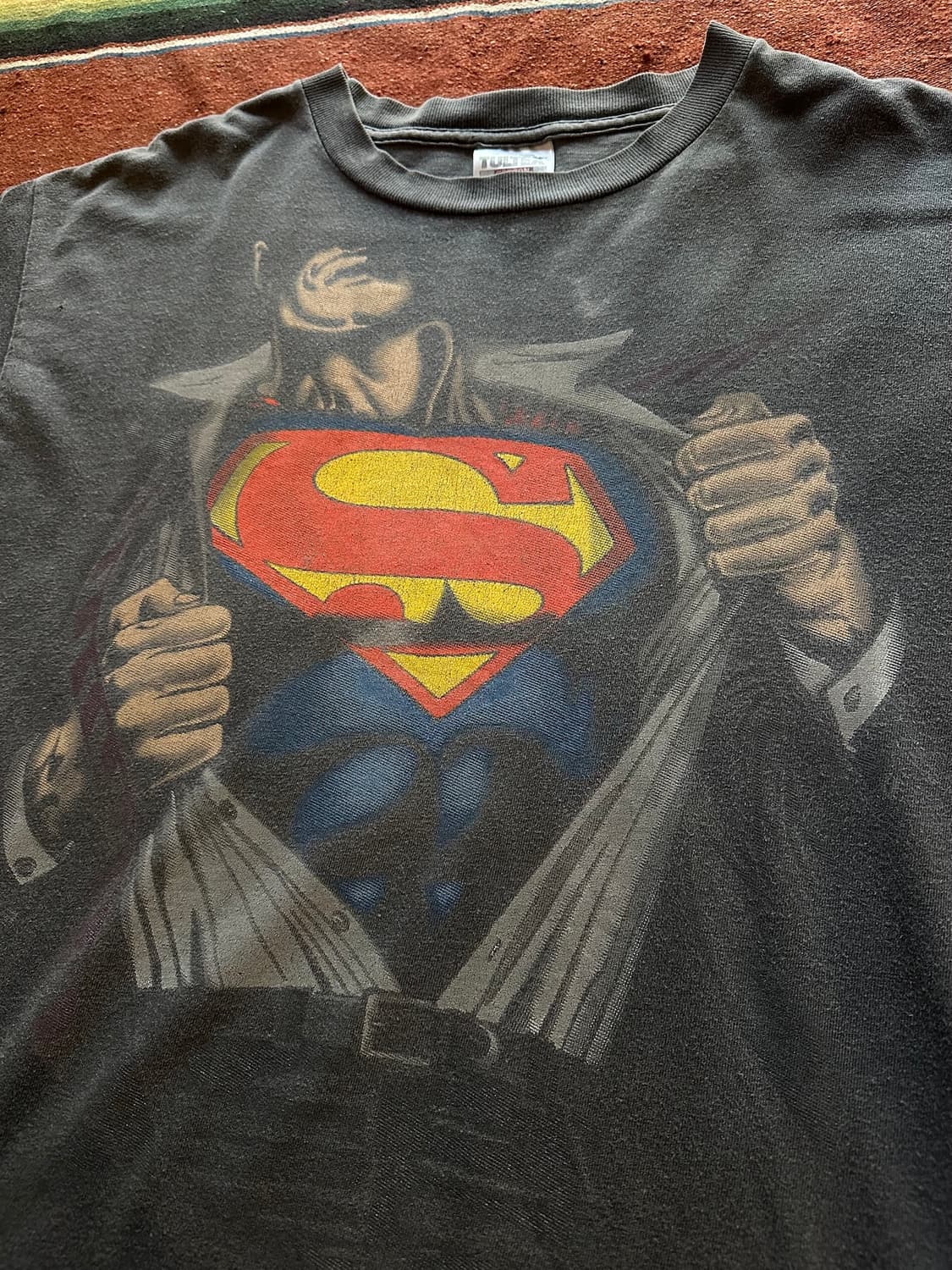 90s 빈티지 Superman 슈퍼맨 무비 티셔츠 상품이미지3