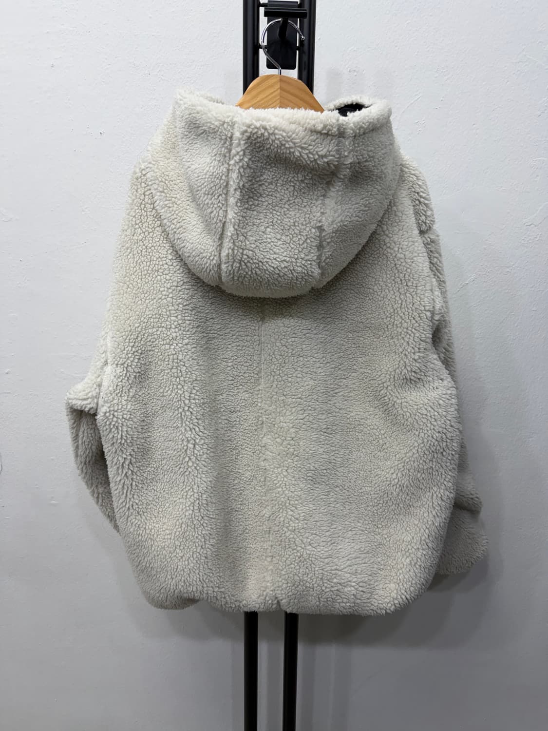 정품) 벤데이비스 리버시블 양털 후리스 자켓 M 상품이미지3