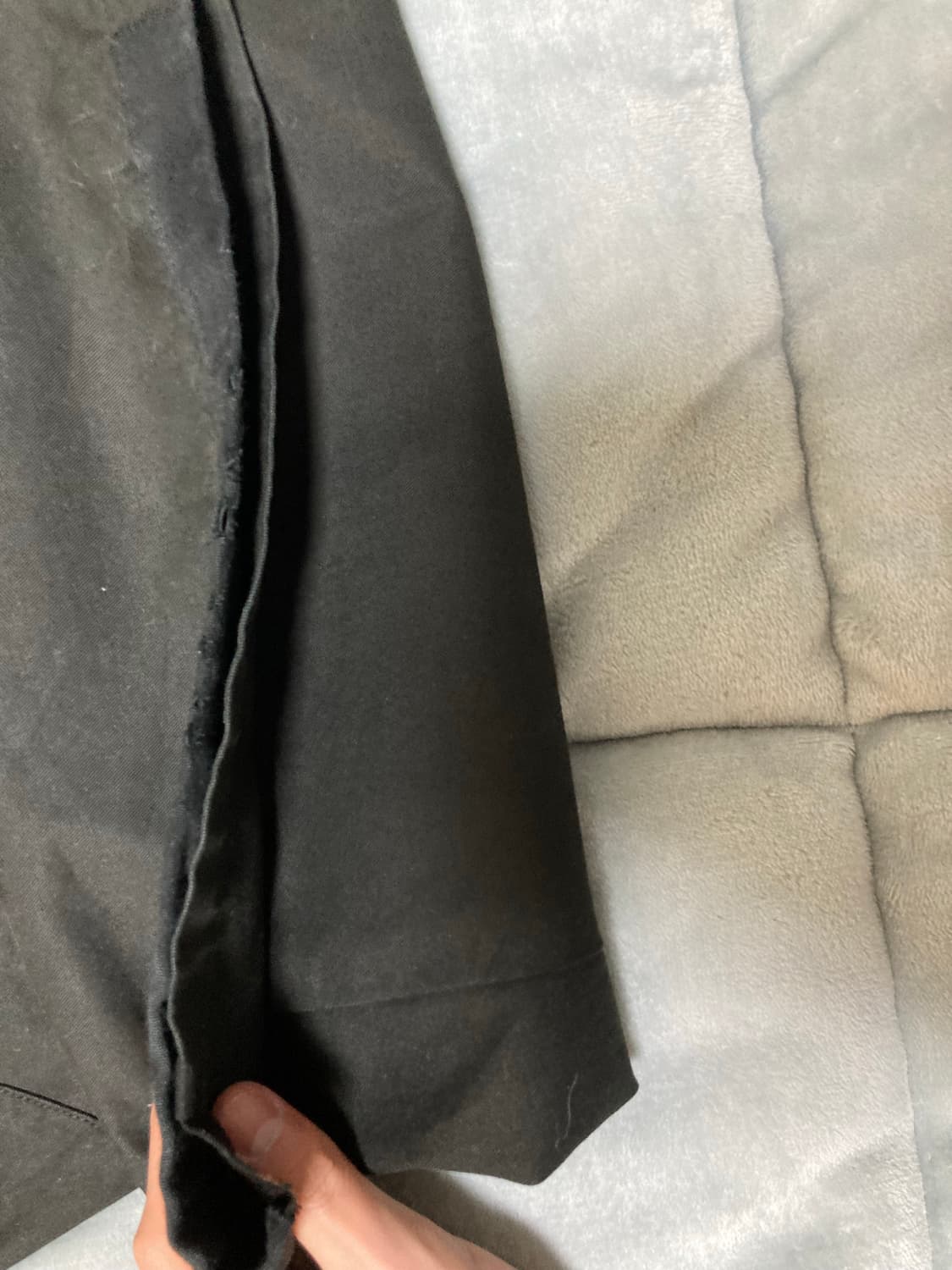 [3]폴리테루 25SS 프론트 카고 파자마 팬츠 1.2v 블랙 상품이미지3