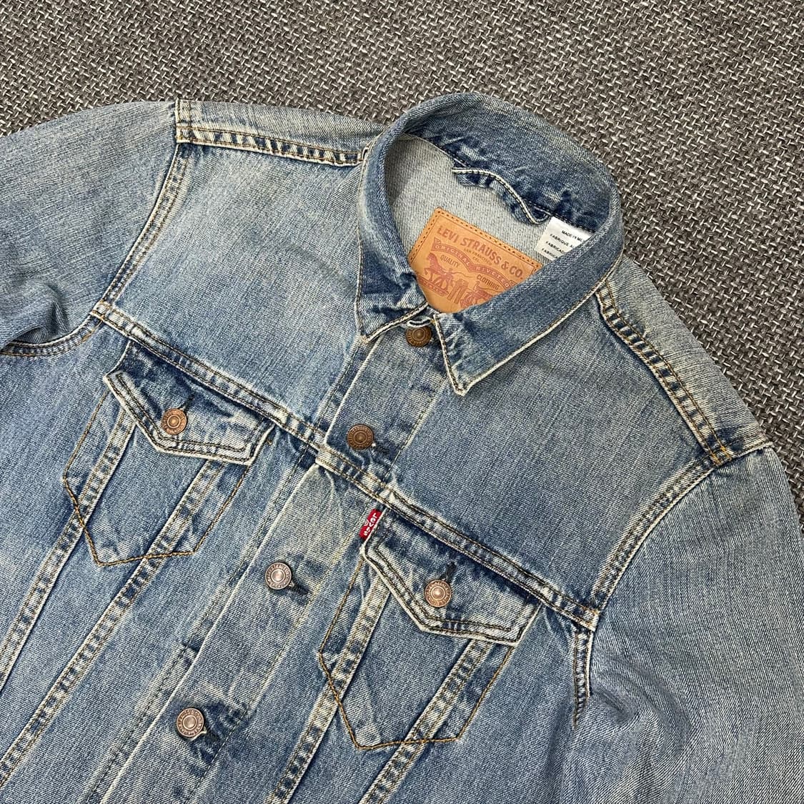 리바이스 빈티지 연청 청자켓 95 상품이미지4