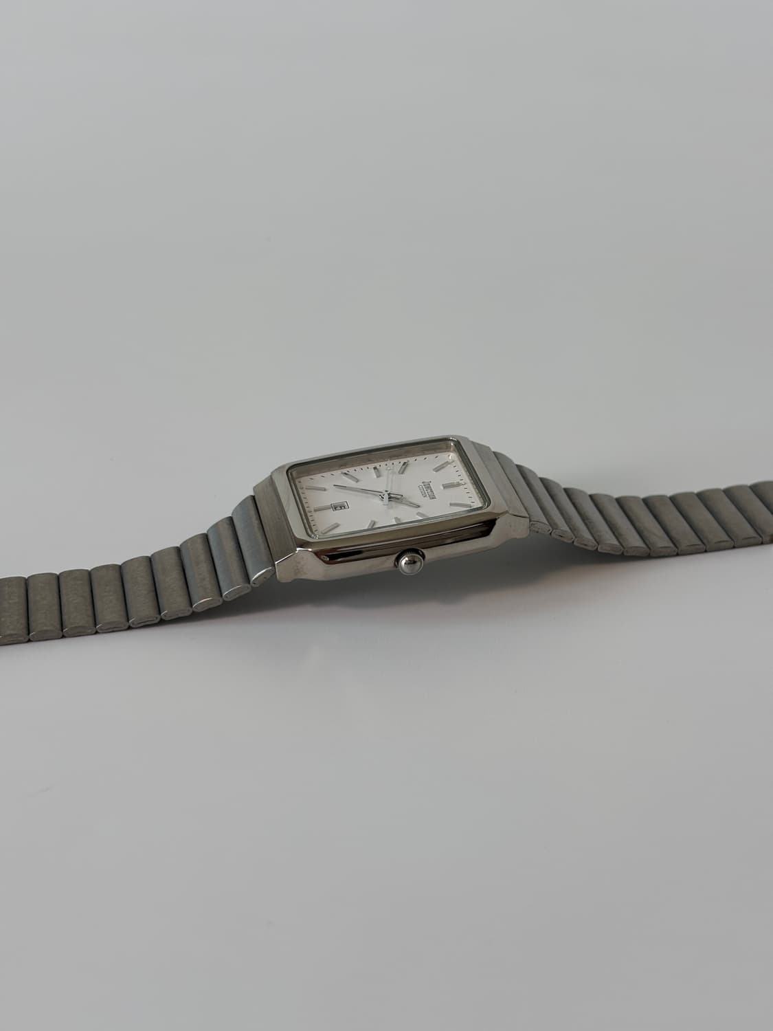 1980s Junction Silver Square Quartz 상품이미지5