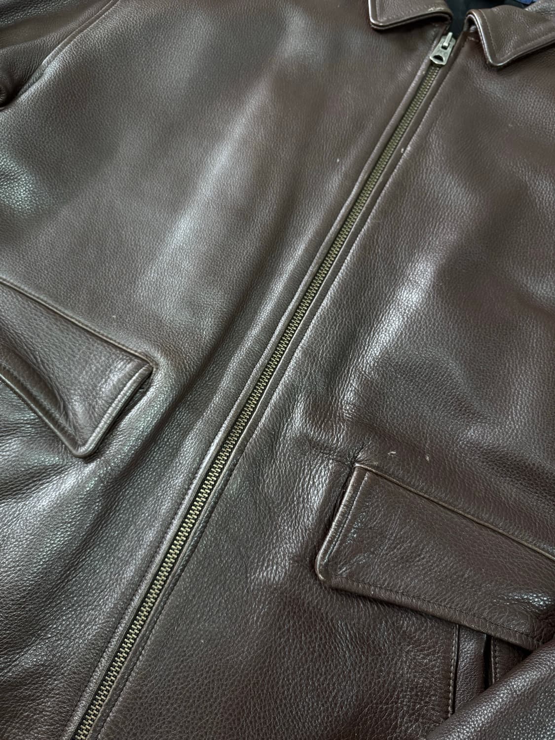 90s Polo sport 레더자켓 XL 상품이미지6