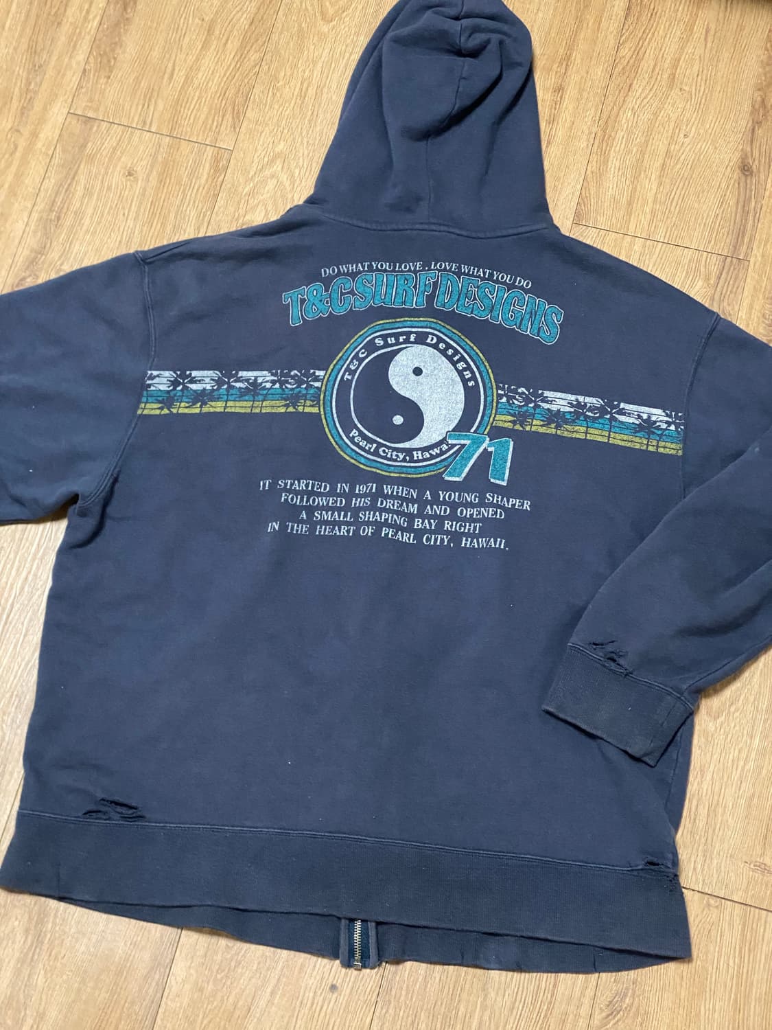 T&c surf 팔리 hoodie zip 상품이미지7