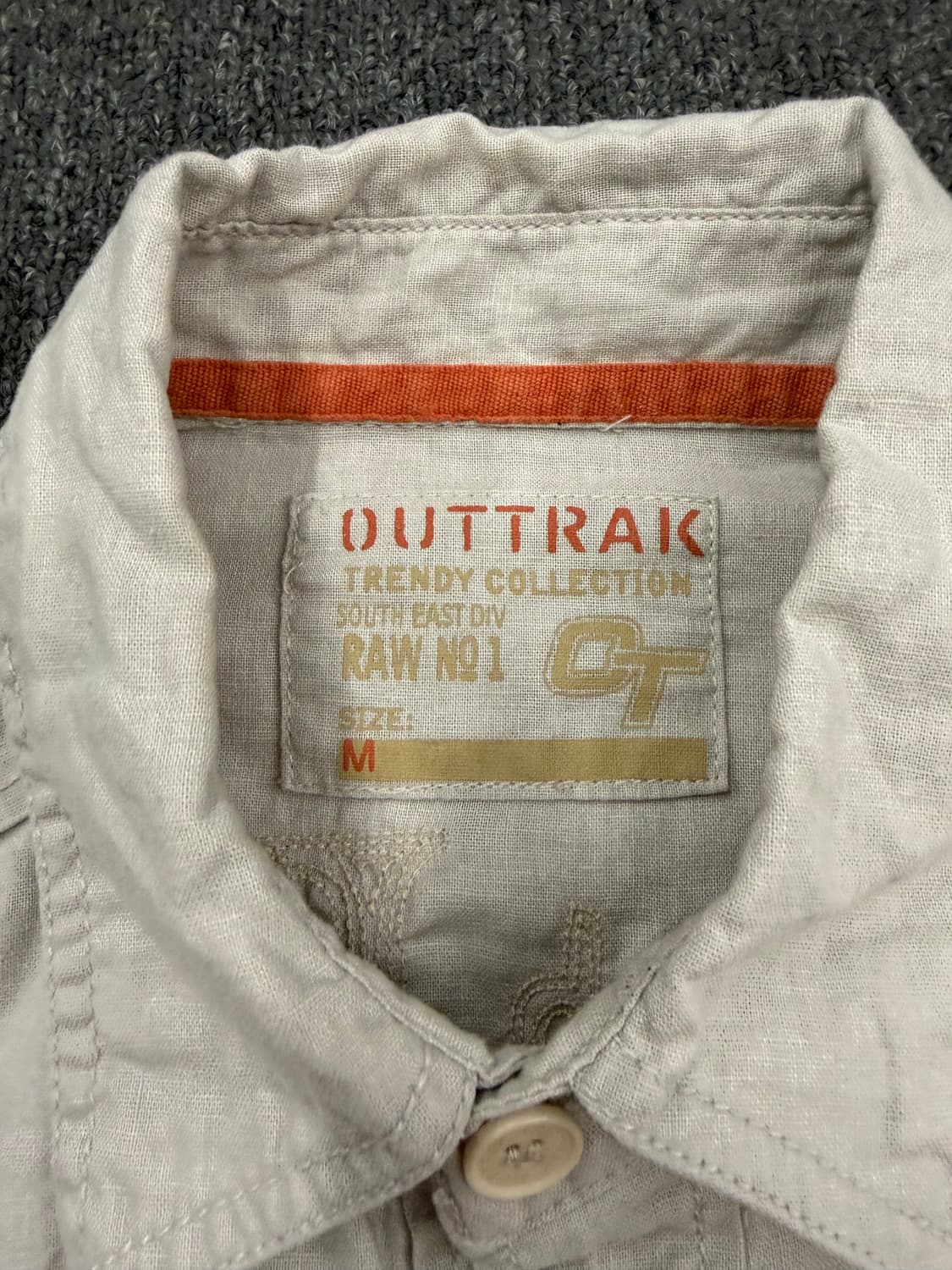 M) Outtrak 빈티지 자수 포켓 반팔셔츠 상품이미지7