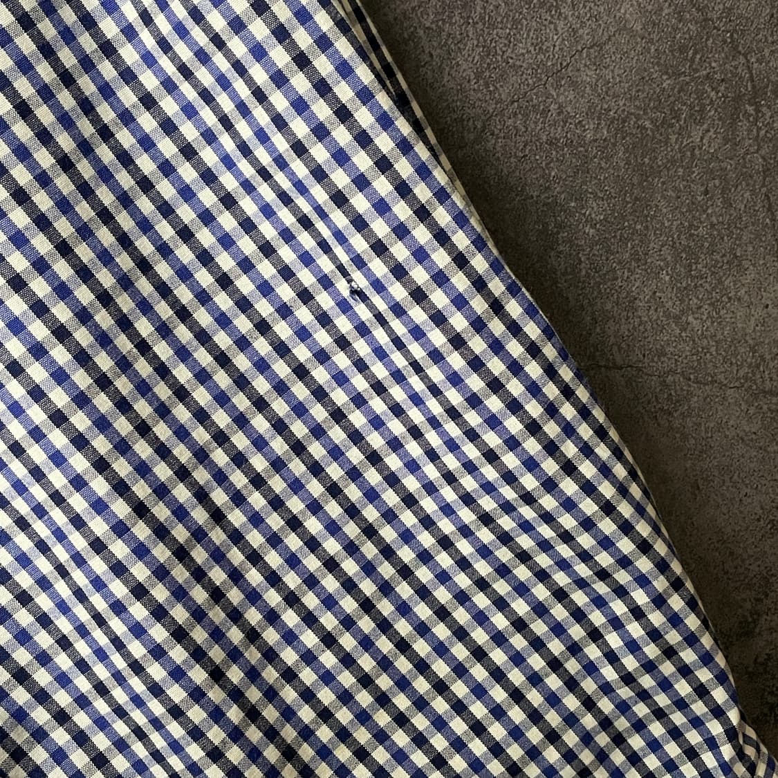 RALPH LAUREN 랄프로렌 빈티지 블루블랙 체크 코튼셔츠 상품이미지5